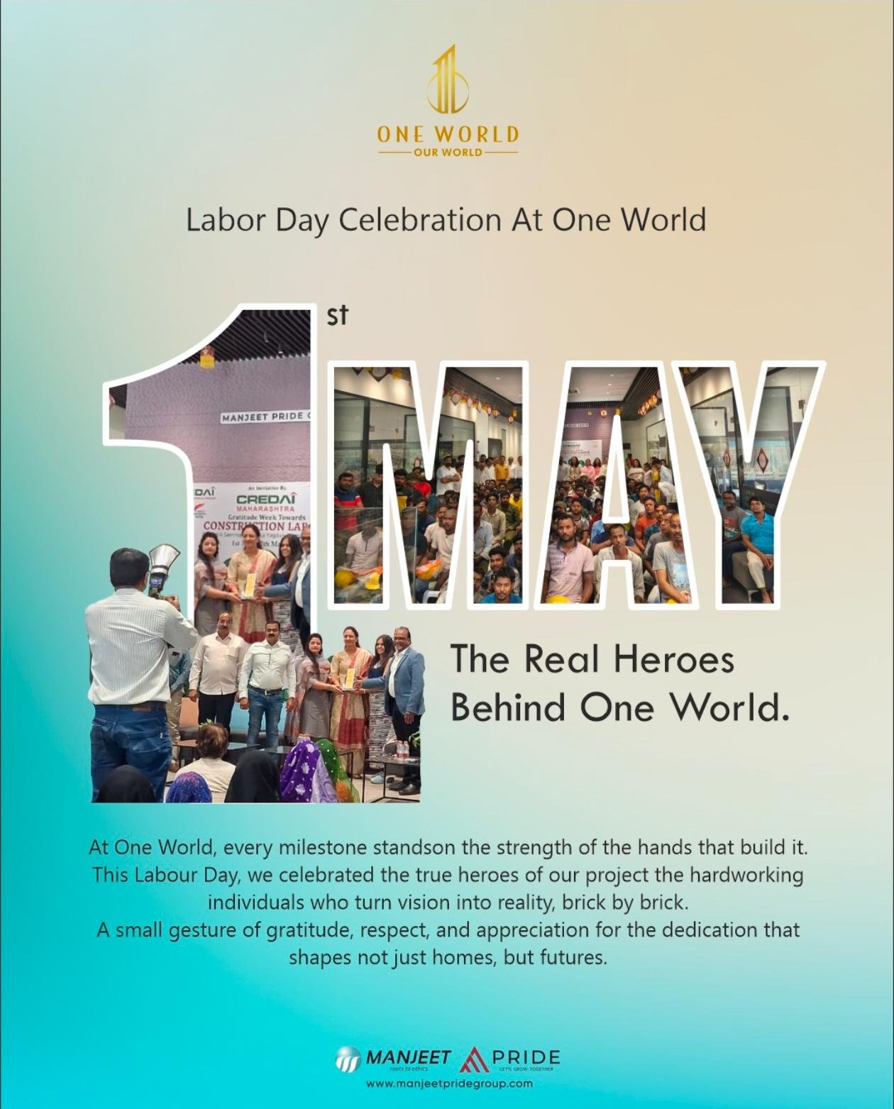 Labour Day Celebration at One World On the occasion of 1st May