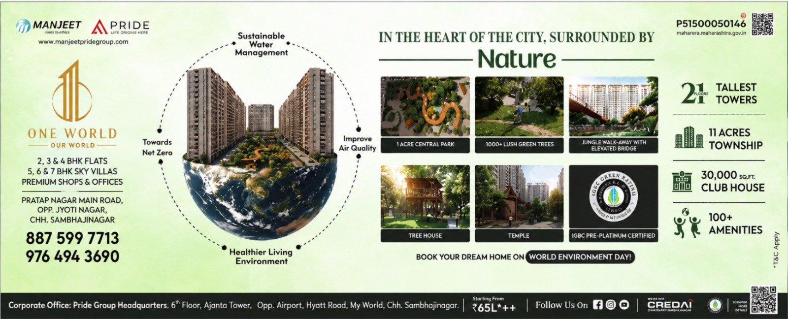 Manjeet Pride Group Always at the Forefront of Eco-Friendly Initiatives