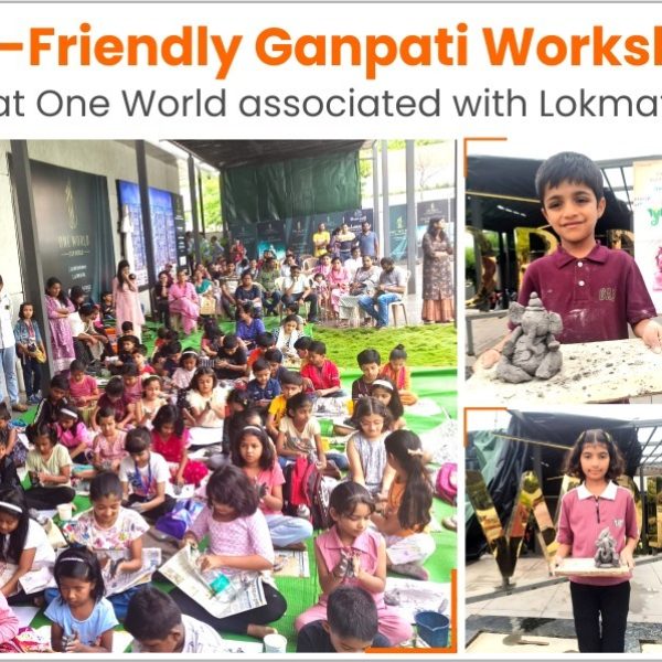 Eco-Friendly Ganpati Workshop at One World associated with Lokmat